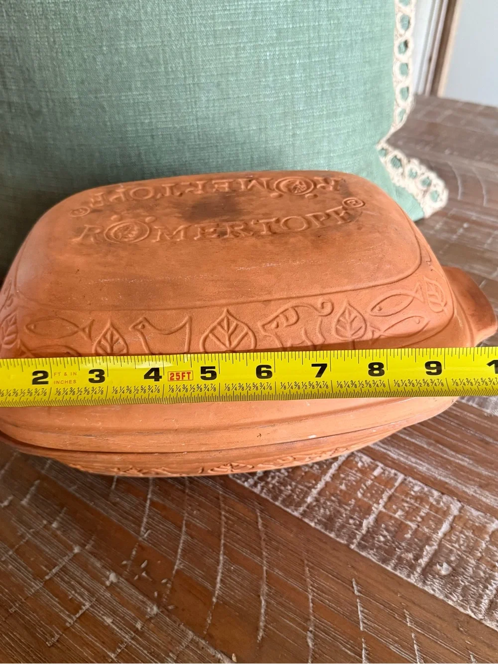 Römertopf Terracotta Clay Baker - Rustic-Steam Baking. Great for Artisan breads